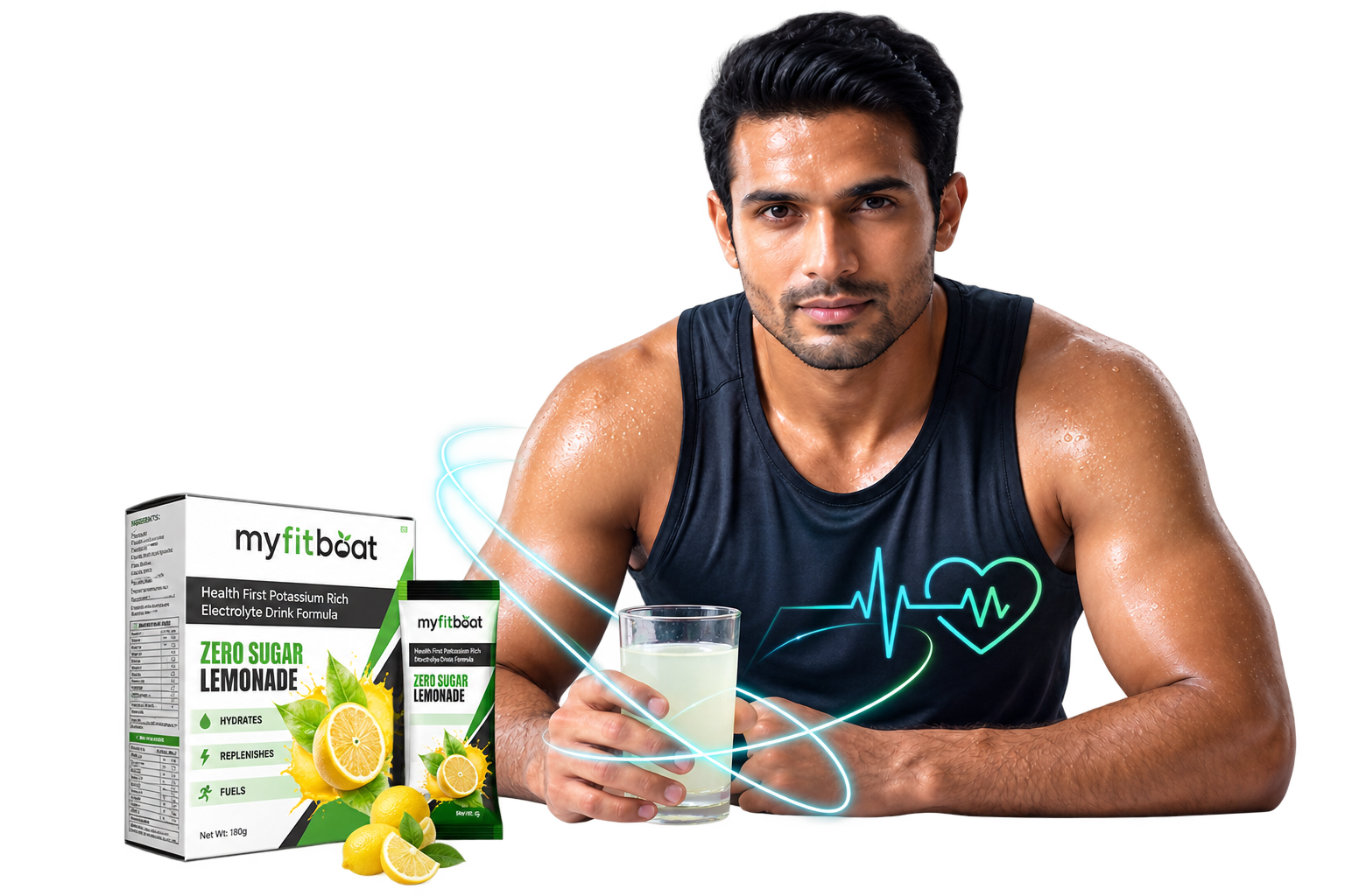 Zero Sugar Lemonade Health-First Electrolyte Drink